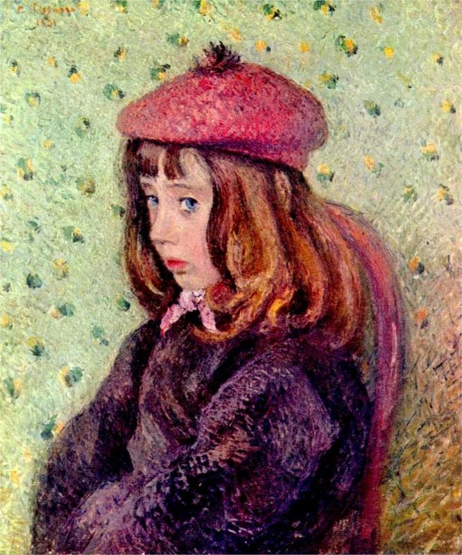 Portrait of Felix Pissarro - Camille Pissarro Paintings
